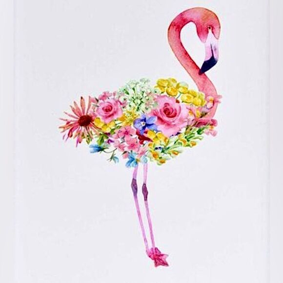 -PRETTY IN PINK FLAMINGOS- Wall Art Print collection Childrens room Decor Gift - Picture 4 of 9